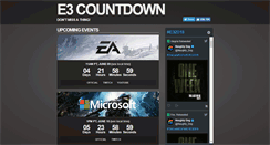 Desktop Screenshot of e3countdown.com